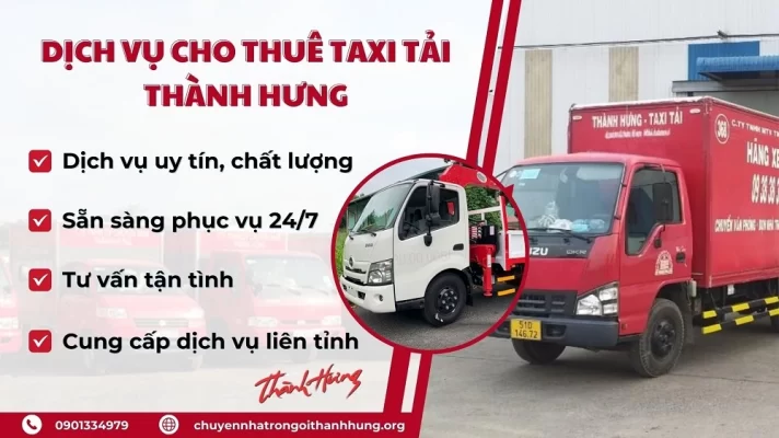 Ảnh minh họa thuê xe tải kèm bốc xếp